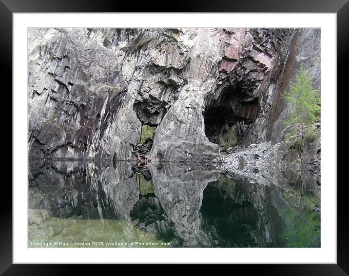 5. Hodge Close Cave Framed Mounted Print by Paul Leviston