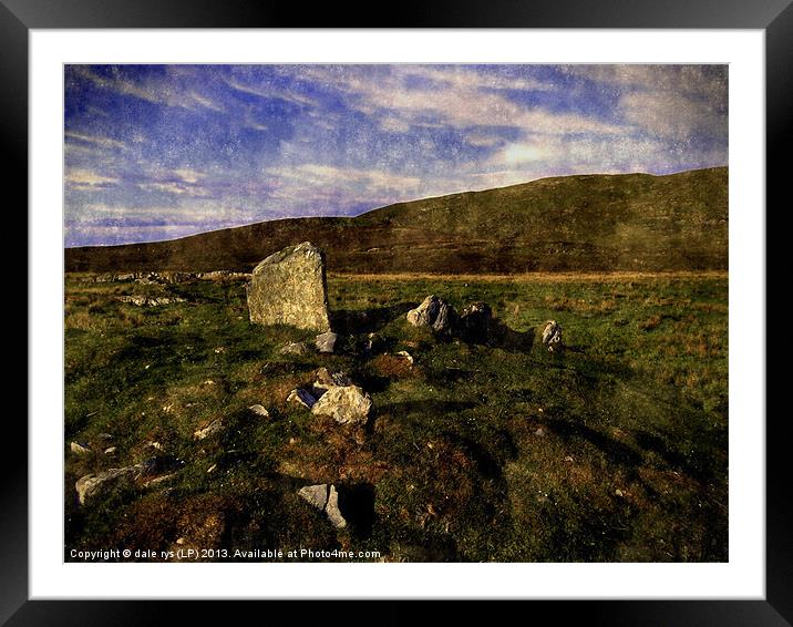 stones of skye Framed Mounted Print by dale rys (LP)