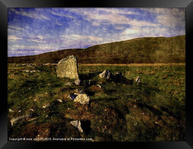 stones of skye Framed Print by dale rys (LP)