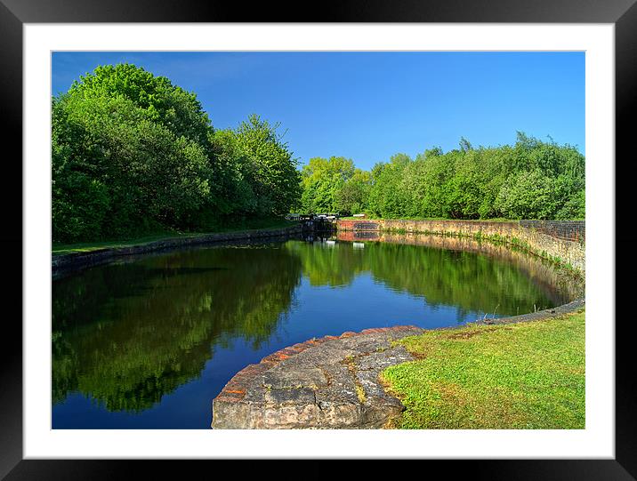 Canal Reflections Framed Mounted Print by Darren Galpin
