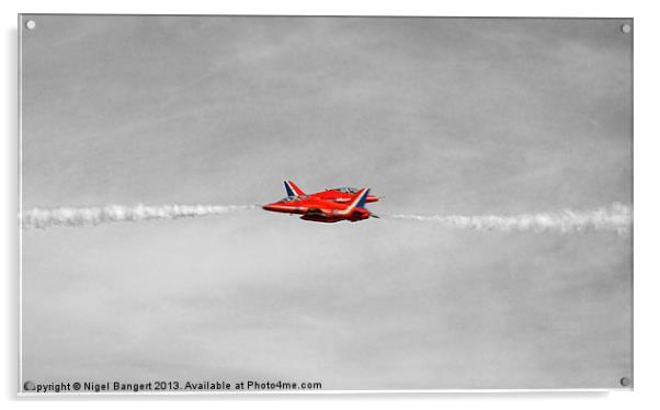 The Red Arrows Acrylic by Nigel Bangert