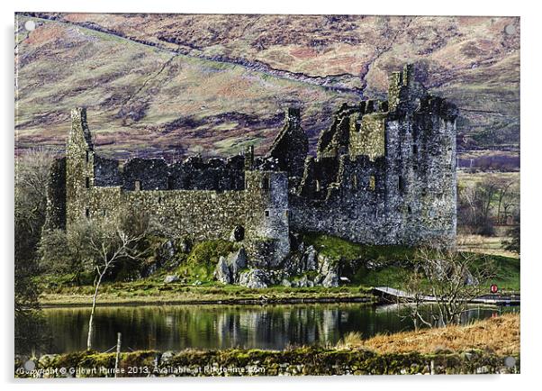 Kilchurn Castle: A Testament to Time Acrylic by Gilbert Hurree