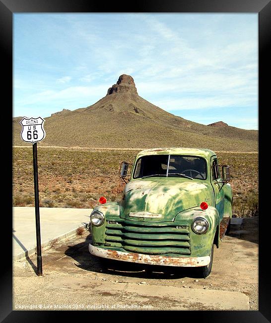 Truck stopped Framed Print by Lee Mullins