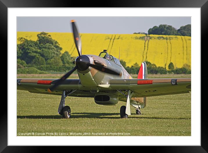 Paul Bonhomme In The Hurricane Framed Mounted Print by Colin Williams Photography