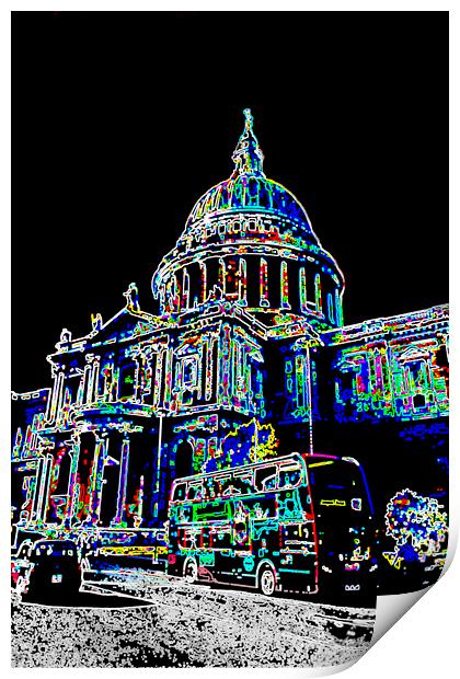 St Pauls Cathedral London Art Print by David Pyatt