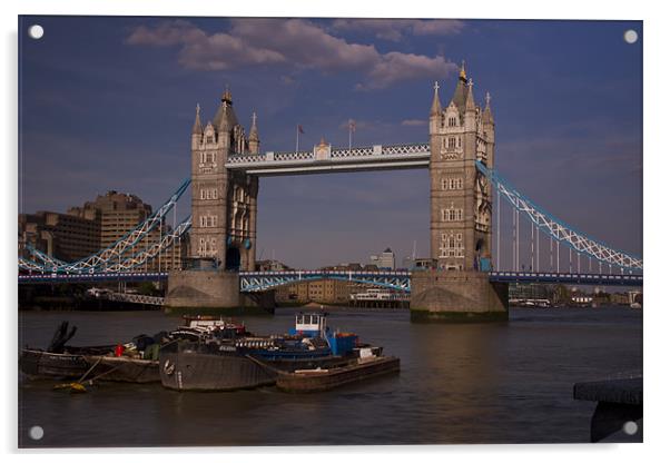 Tower Thames Bridge Acrylic by David French