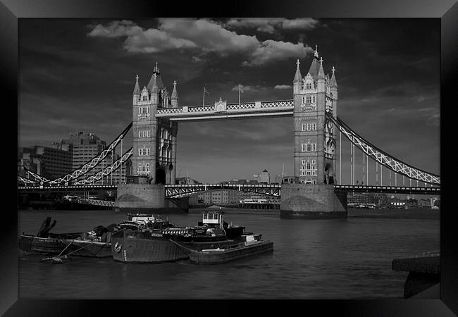 Tower Thames Bridge Framed Print by David French