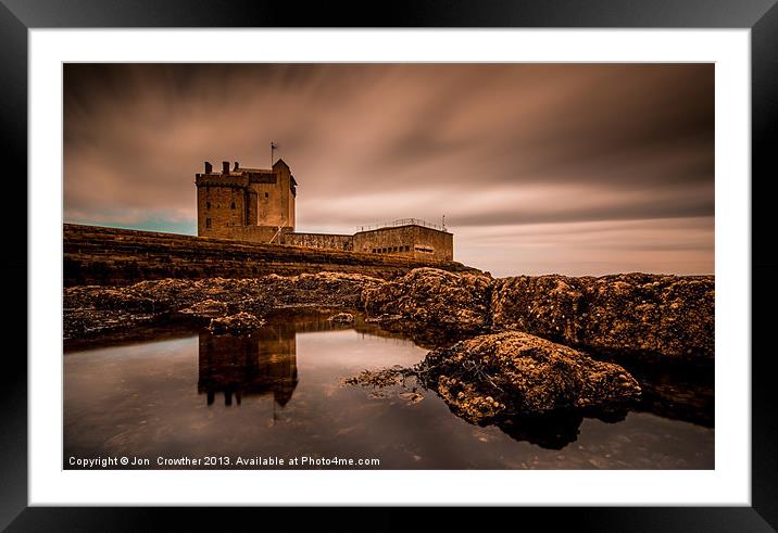 Castle In The Wind Framed Mounted Print by Jon  Crowther