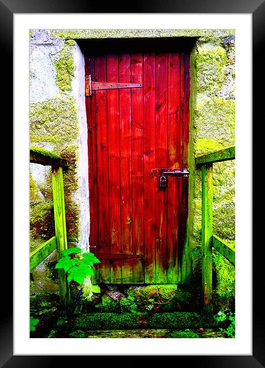 padlocked Framed Mounted Print by  