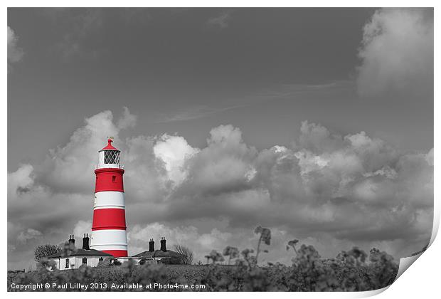 Happisburgh Lighthouse with a difference. Print by Digitalshot Photography