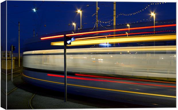 Light Speed Tramways Canvas Print by Jason McCalla