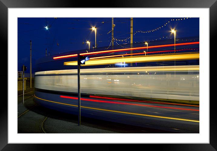Light Speed Tramways Framed Mounted Print by Jason McCalla