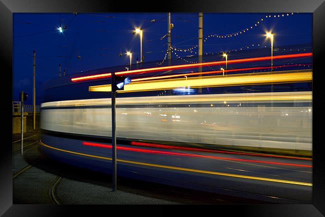Light Speed Tramways Framed Print by Jason McCalla