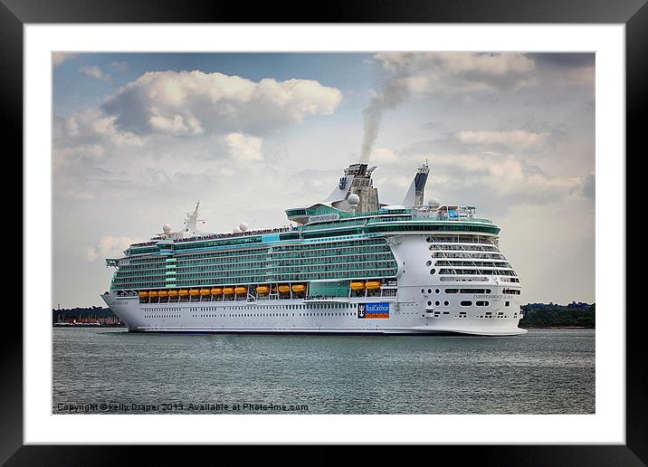 Independence of the seas Framed Mounted Print by kelly Draper