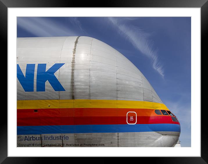 Super Guppy Framed Mounted Print by Keith Campbell