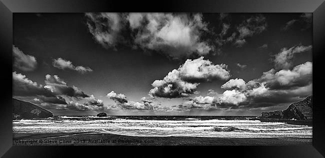 Approaching Storm Framed Print by Steve Cowe