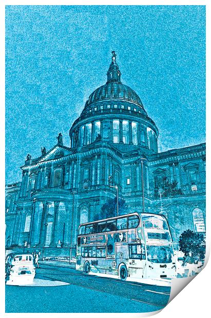 St Pauls Cathedral London Art Print by David Pyatt