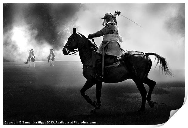 Cavalry Charge Print by Samantha Higgs