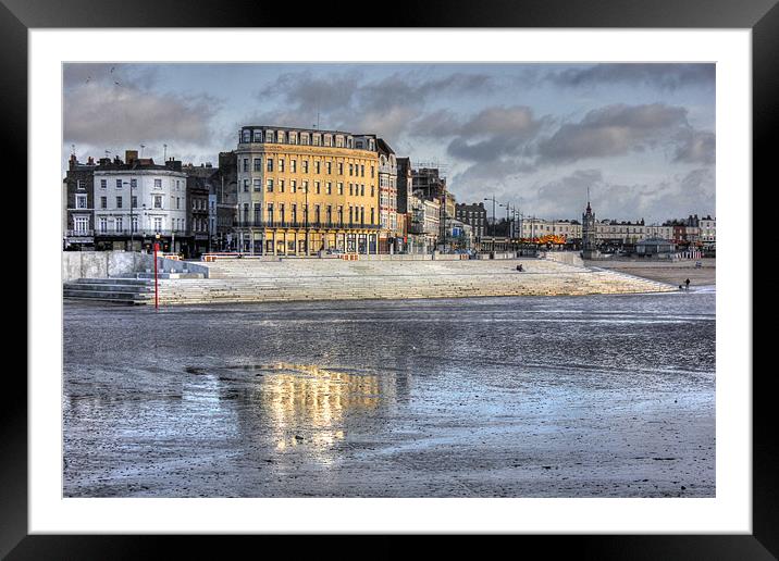 Margate steps Framed Mounted Print by Thanet Photos