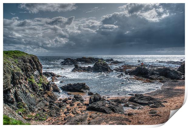 Scottish coast Print by Thanet Photos
