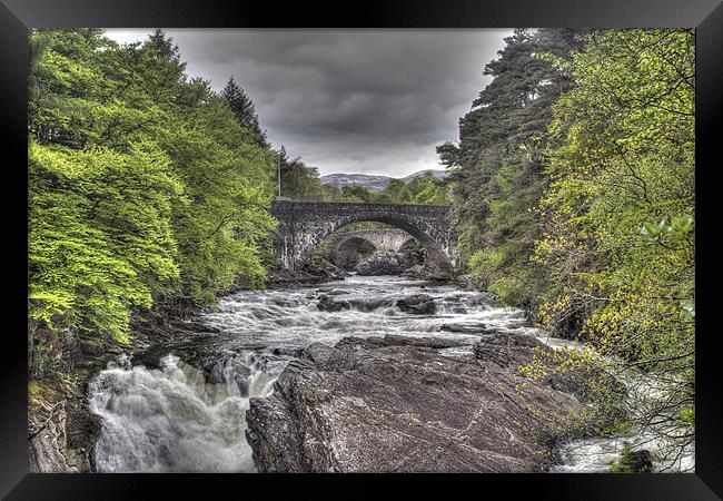 Twa Bridges Framed Print by Douglas McMann