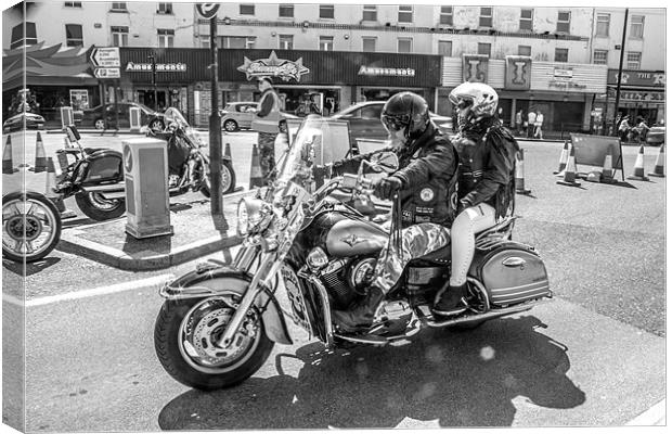 Bikers Canvas Print by Thanet Photos