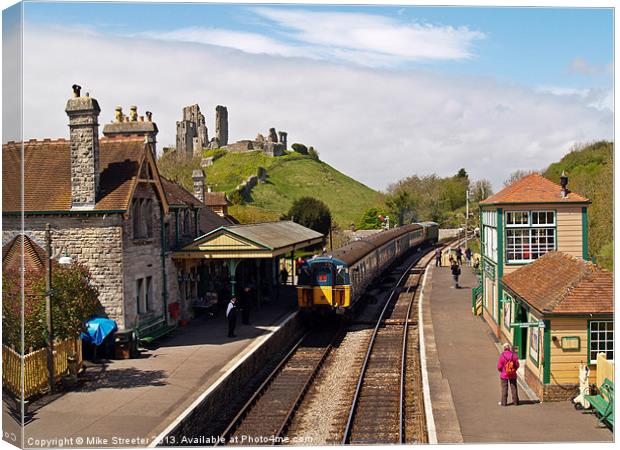 4VEP at Corfe Canvas Print by Mike Streeter