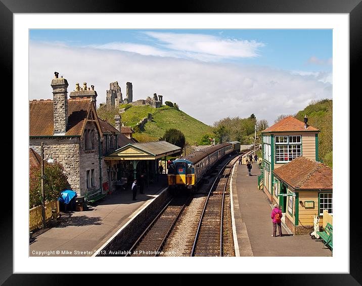 4VEP at Corfe Framed Mounted Print by Mike Streeter