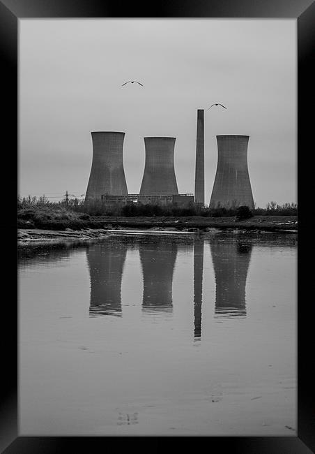Cooling towers Framed Print by Thanet Photos