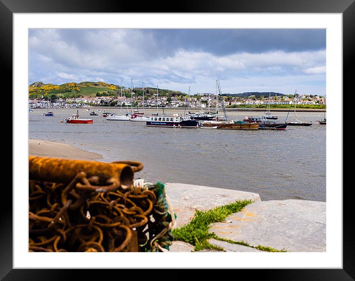 Conway Harbour, Wales, UK Framed Mounted Print by Mark Llewellyn