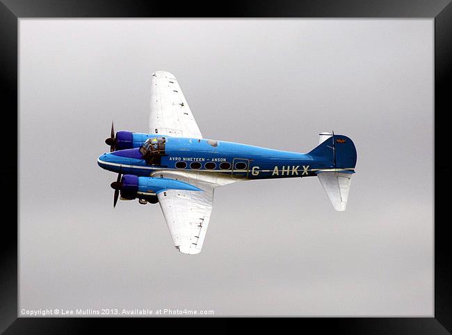Avro 19 Series 2 Anson Framed Print by Lee Mullins