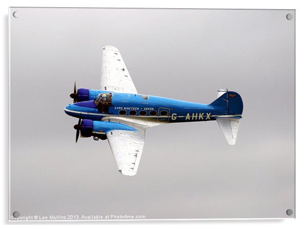 Avro 19 Series 2 Anson Acrylic by Lee Mullins