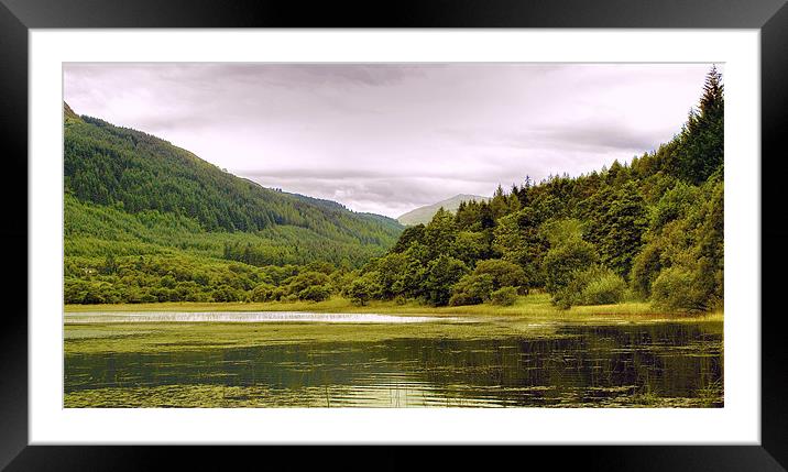 Loch Monzievaird Framed Mounted Print by Thanet Photos