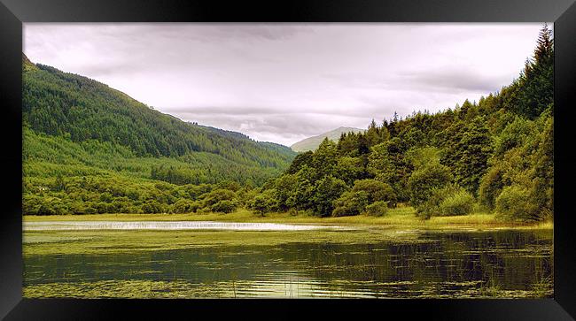 Loch Monzievaird Framed Print by Thanet Photos