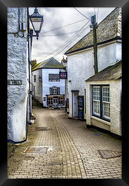Fore Street Port Isaac Framed Print by Chris Thaxter