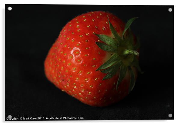 Strawberry 1 Acrylic by Mark Cake