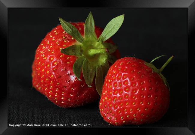 Strawberrys 2 Framed Print by Mark Cake
