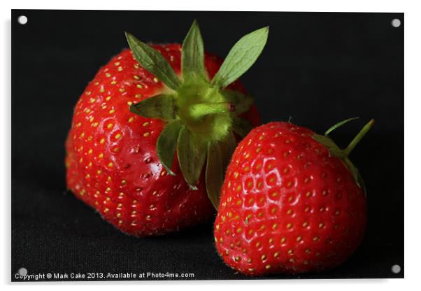Strawberrys 2 Acrylic by Mark Cake
