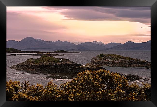 Over The Sea to Skye Framed Print by Jacqi Elmslie