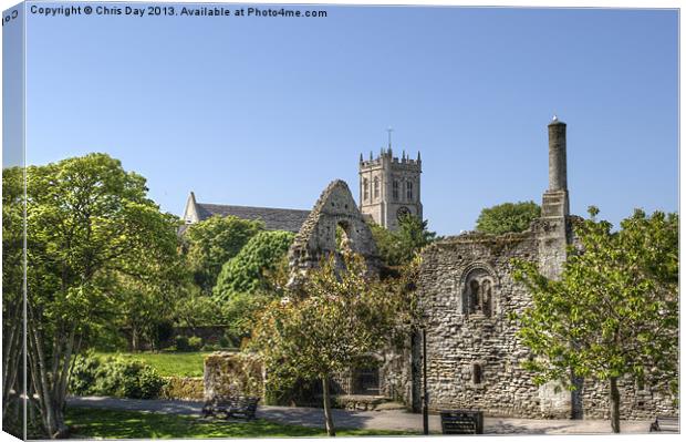 Historic Christchurch Canvas Print by Chris Day