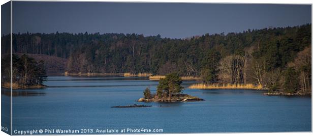 Stockholm Islands Canvas Print by Phil Wareham