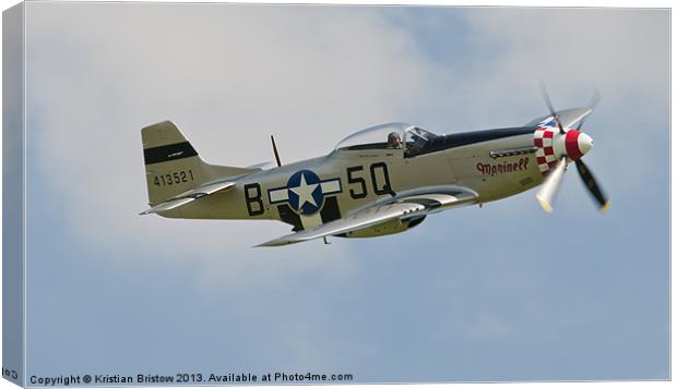 Marinell P51 Canvas Print by Kristian Bristow