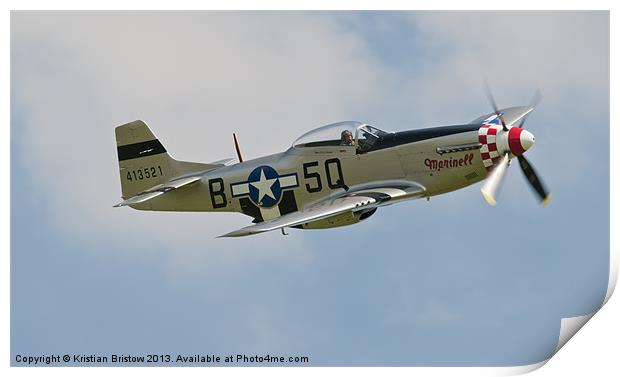 Marinell P51 Print by Kristian Bristow