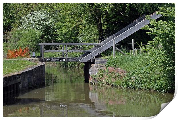 Bridge 233 Oxford Canal Print by Tony Murtagh