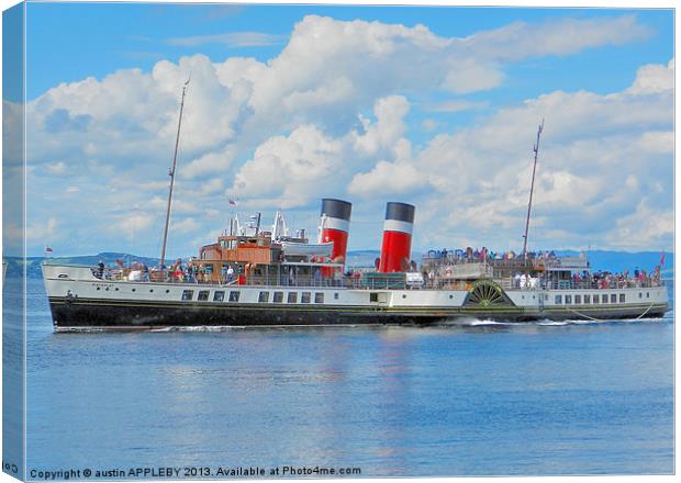 WAVERLEY AT LARGS Canvas Print by austin APPLEBY