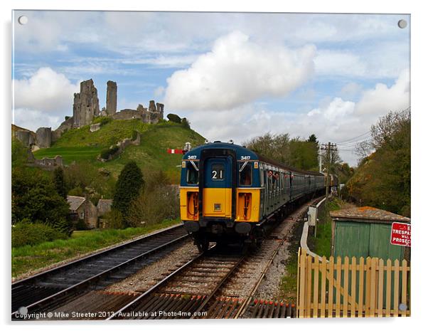 4VEP at Corfe 2 Acrylic by Mike Streeter