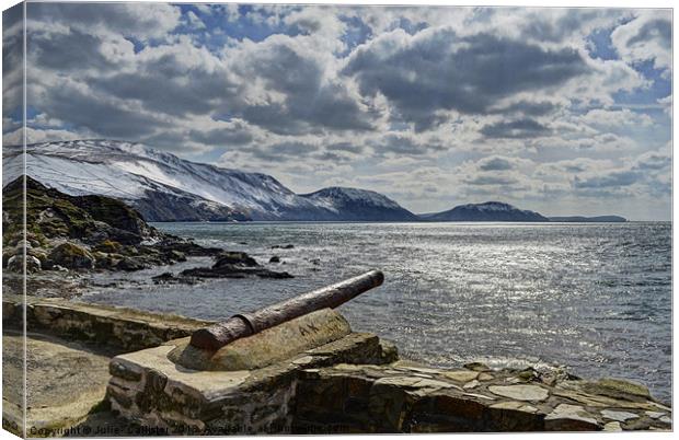 Niarbyl Beach Canvas Print by Julie  Chambers