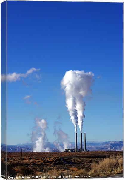 Page Power Station Canvas Print by Lee Mullins