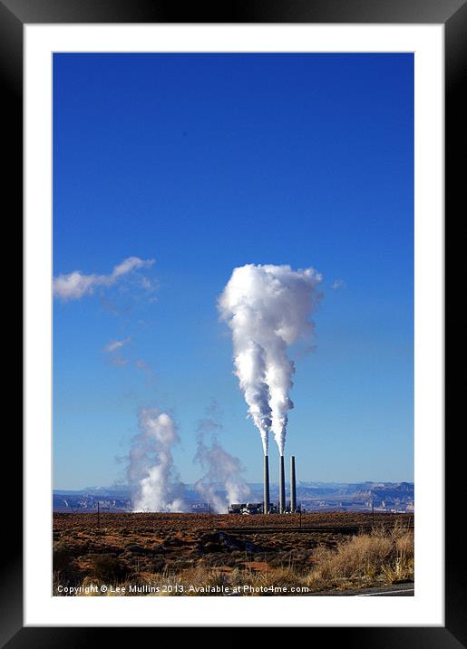 Page Power Station Framed Mounted Print by Lee Mullins