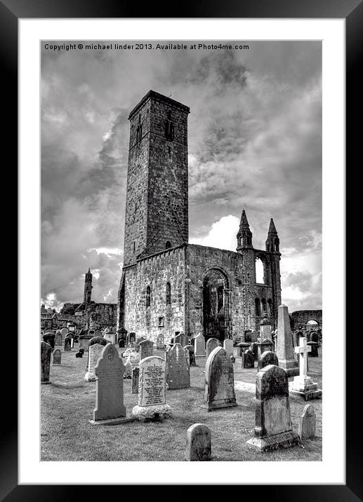 Ruins of St Andrews Framed Mounted Print by Thanet Photos